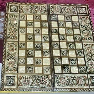 VTG Tavla, Checkers/Chess/Backgammon Inlaid